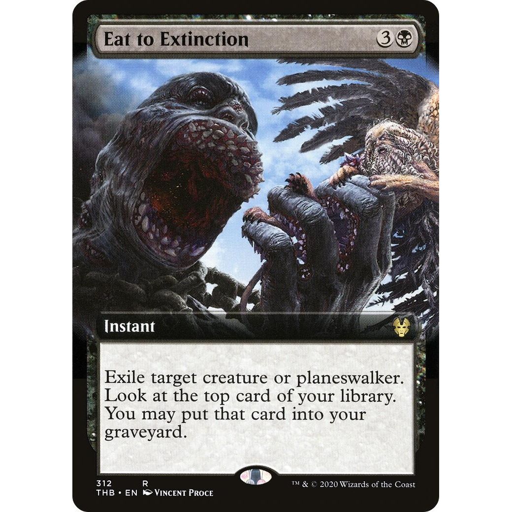 Image for Eat to Extinction (Extended Art) (312) (THB) - Magic: The Gathering