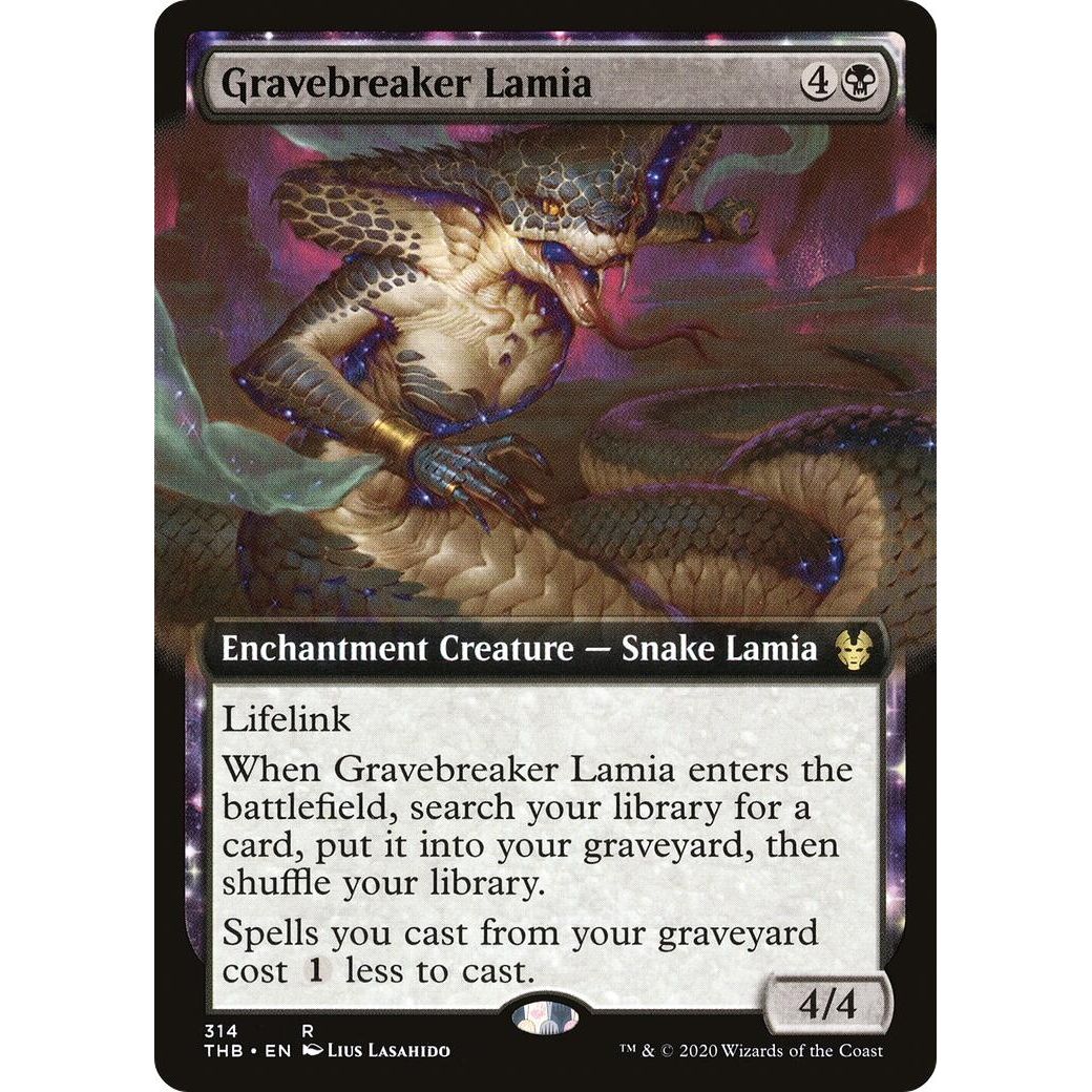 Image for Gravebreaker Lamia (Extended Art) (314) (THB) - Magic: The Gathering