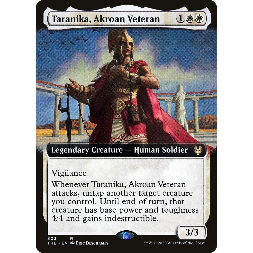 Image for Taranika, Akroan Veteran (Extended Art) (303) (THB) - Magic: The Gathering