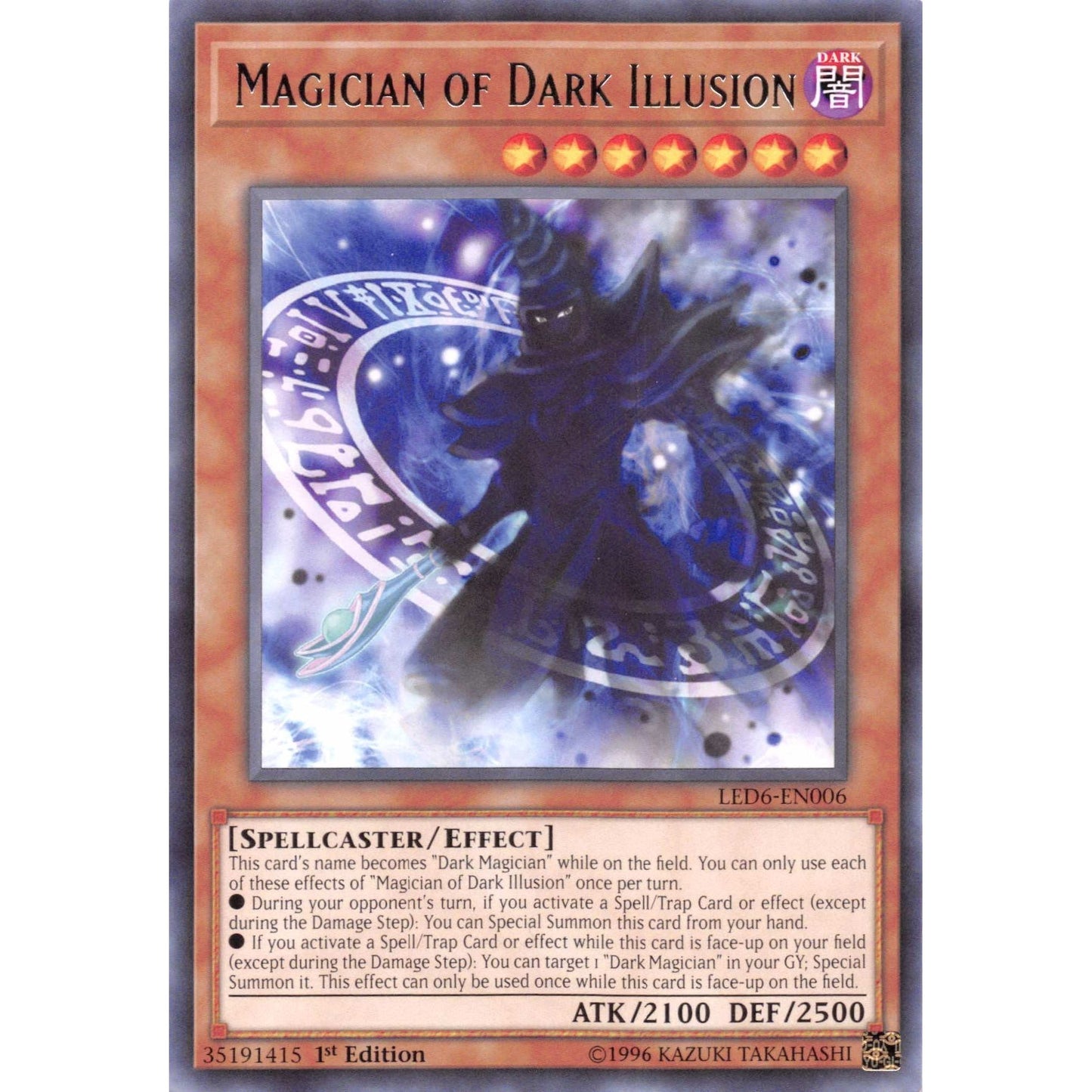 Image for Magician of Dark Illusion (LED6-EN006) (LED6) - YuGiOh