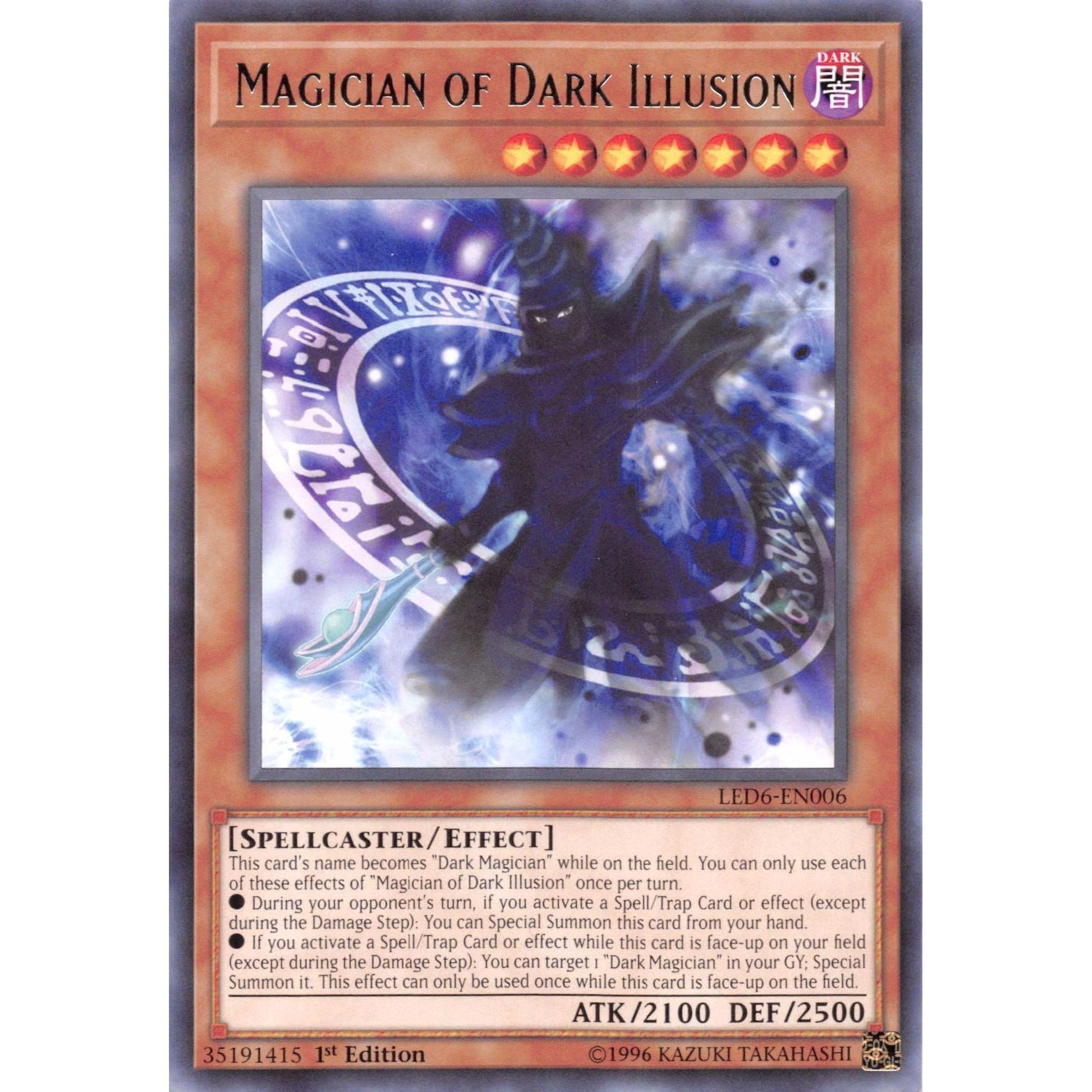 Image for Magician of Dark Illusion (LED6-EN006) (LED6) - YuGiOh