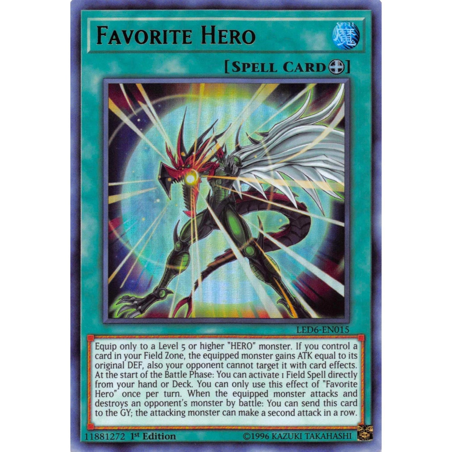 Image for Favorite Hero (LED6-EN015) (LED6) - YuGiOh