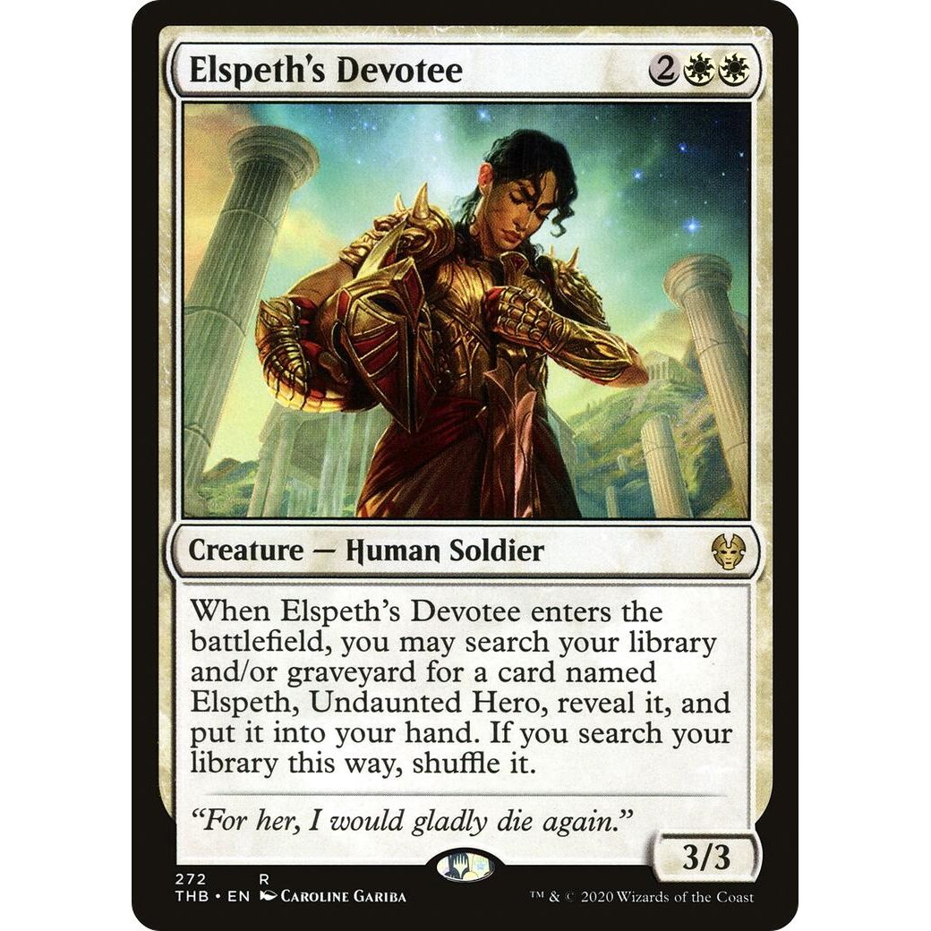 Image for Elspeth's Devotee (272) (THB) - Magic: The Gathering