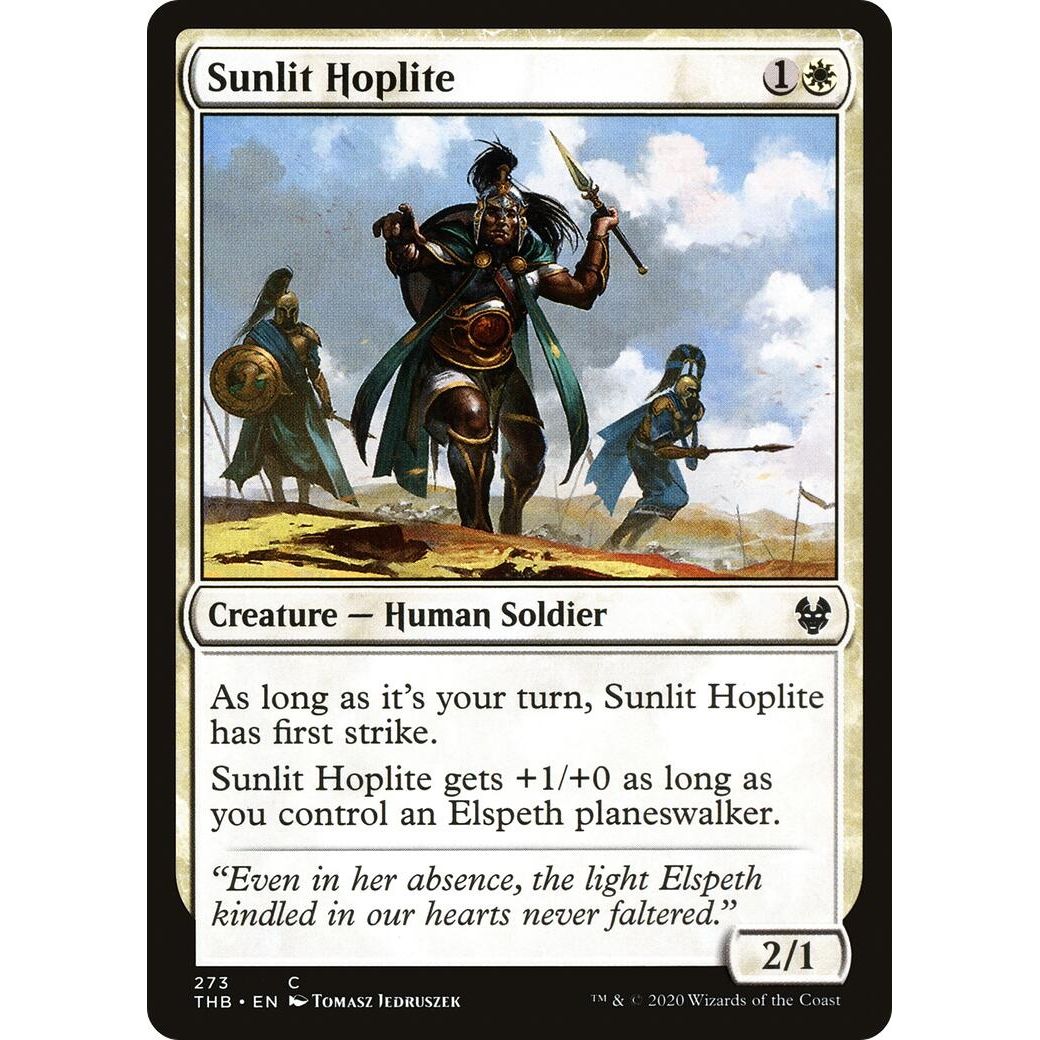 Image for Sunlit Hoplite (273) (THB) - Magic: The Gathering