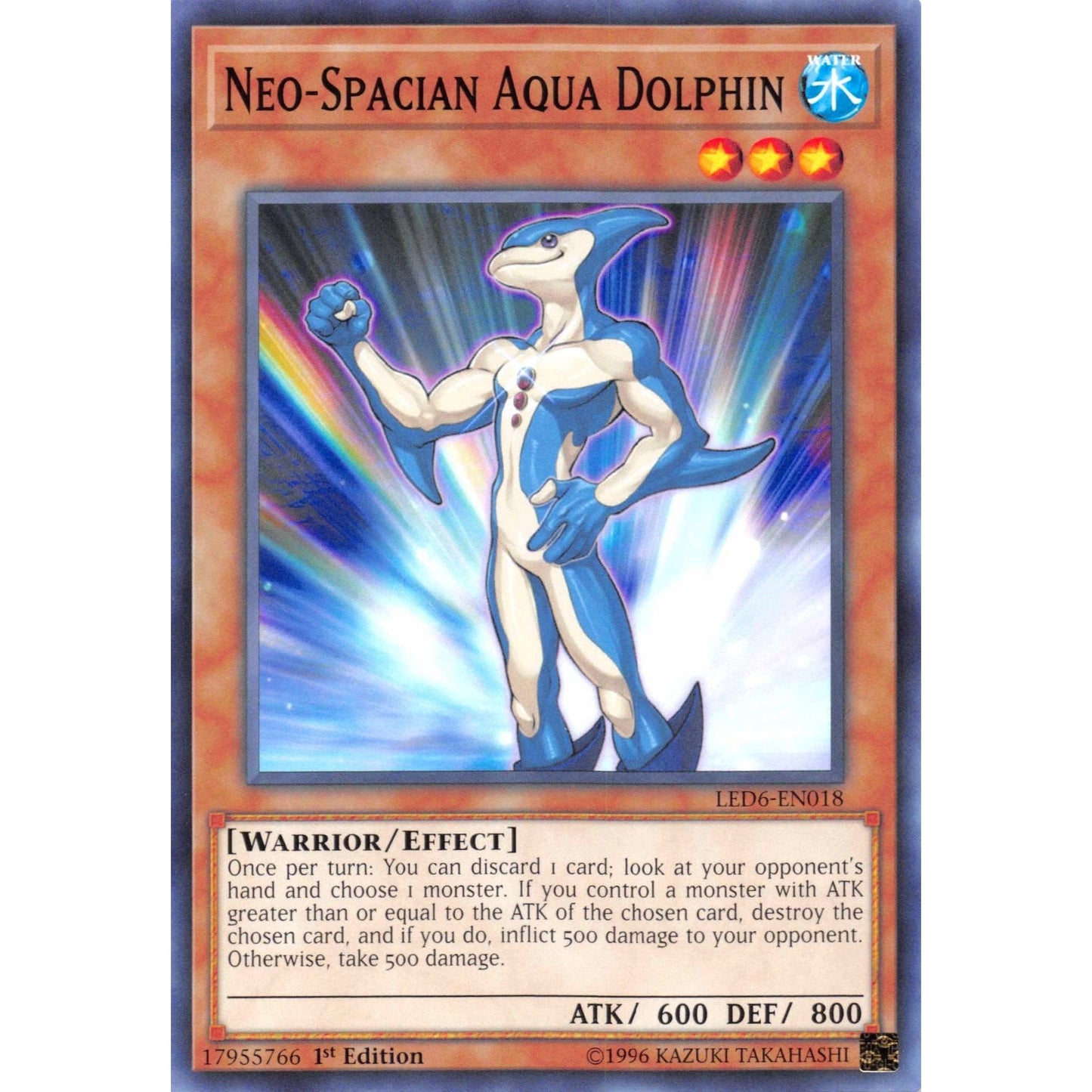 Image for Neo-Spacian Aqua Dolphin (LED6-EN018) (LED6) - YuGiOh