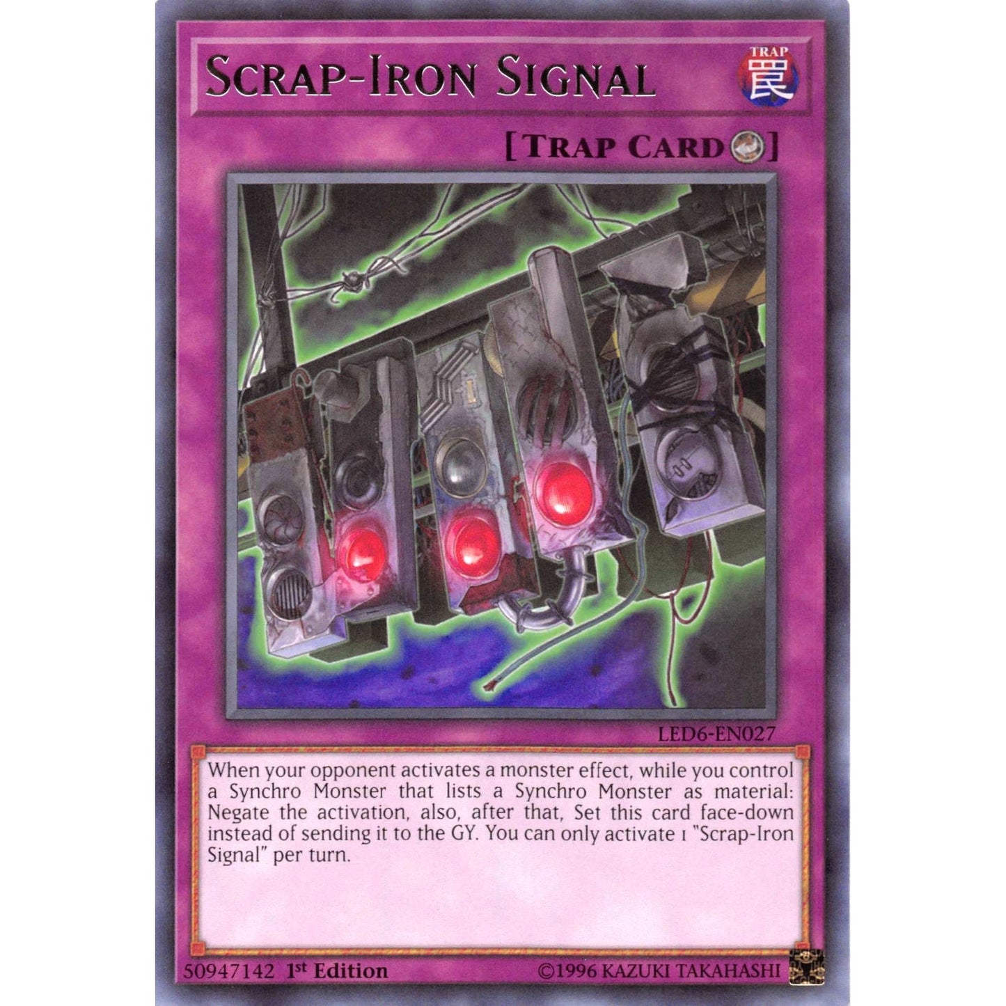 Image for Scrap-Iron Signal (LED6-EN027) (LED6) - YuGiOh