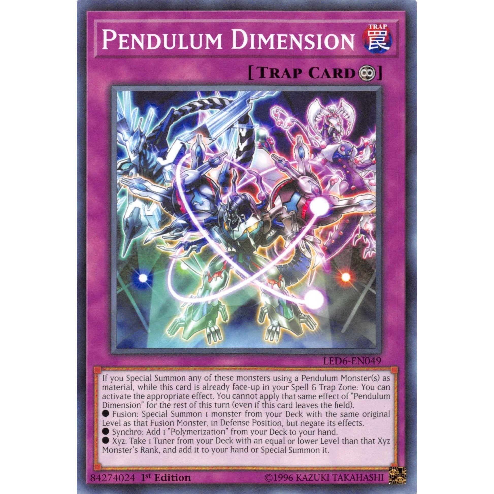 Image for Pendulum Dimension (LED6-EN049) (LED6) - YuGiOh
