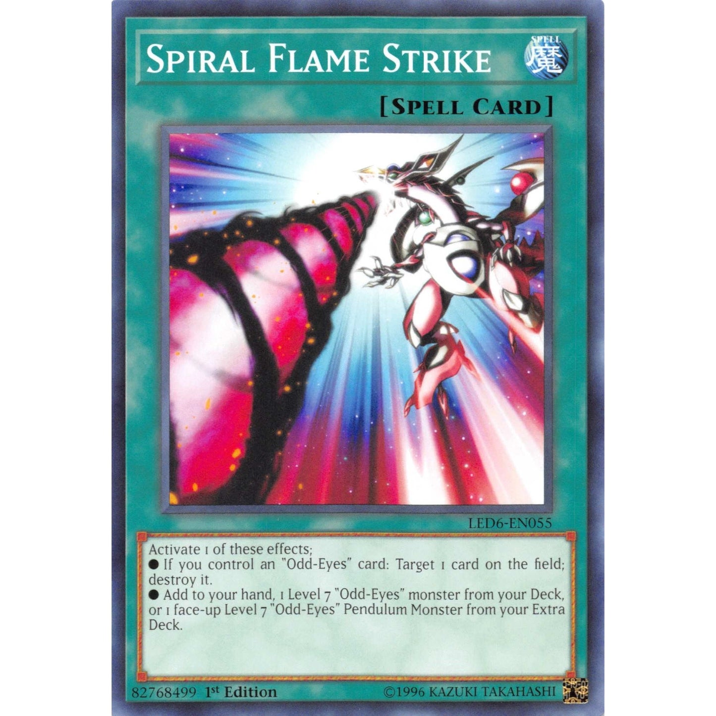 Image for Spiral Flame Strike (LED6-EN055) (LED6) - YuGiOh
