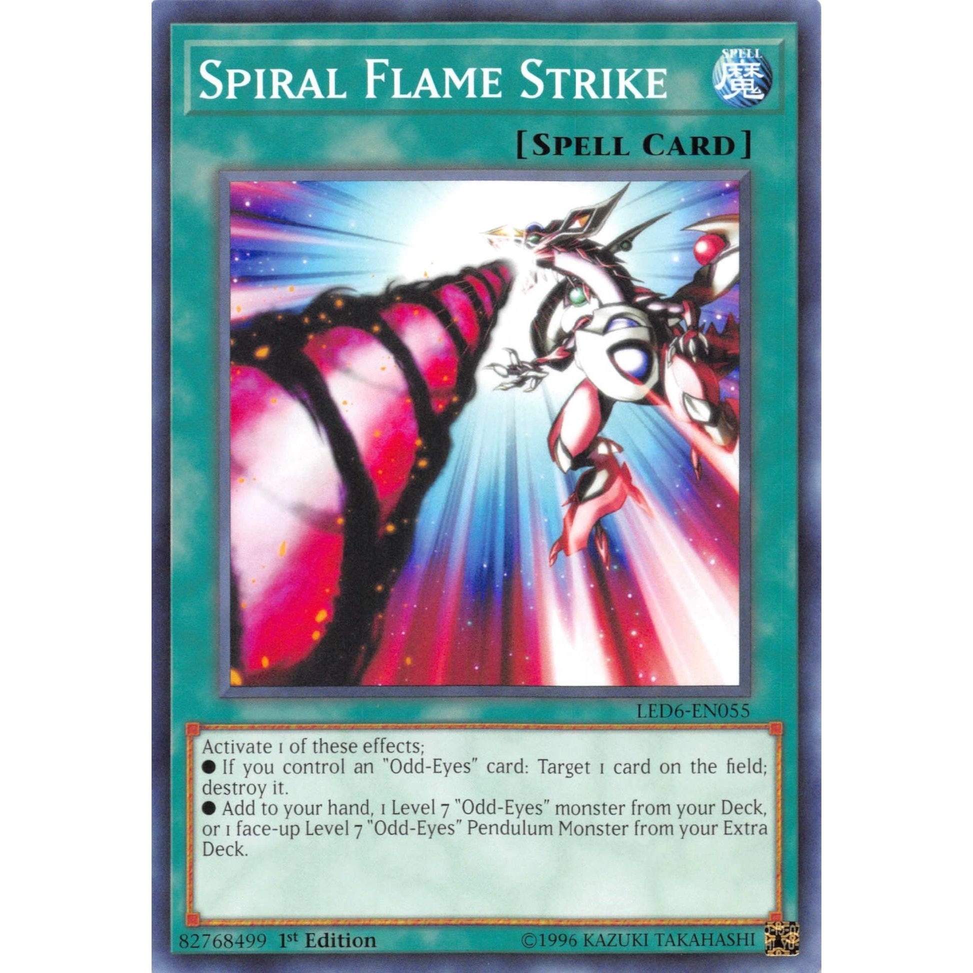 Image for Spiral Flame Strike (LED6-EN055) (LED6) - YuGiOh