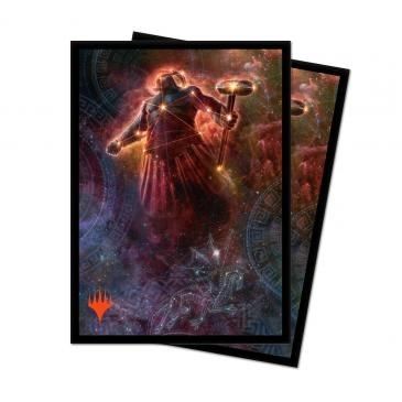 Image for Theros Beyond Death Standard Deck Protectors Alt Art - Purphoros, Bronze-Blooded (Showcase) (100-Pack) - Card Sleeves