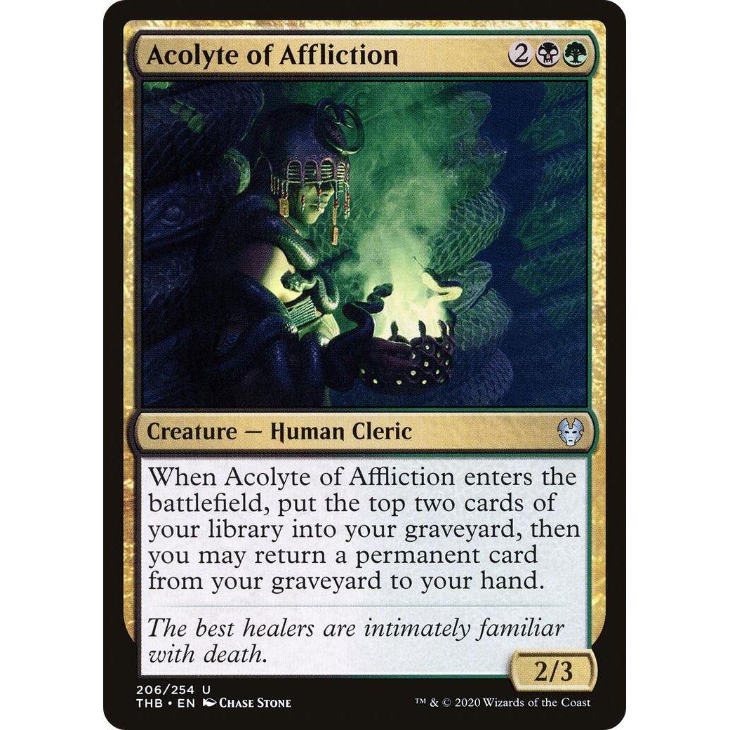 Image for Acolyte of Affliction (206) (THB) - Magic: The Gathering