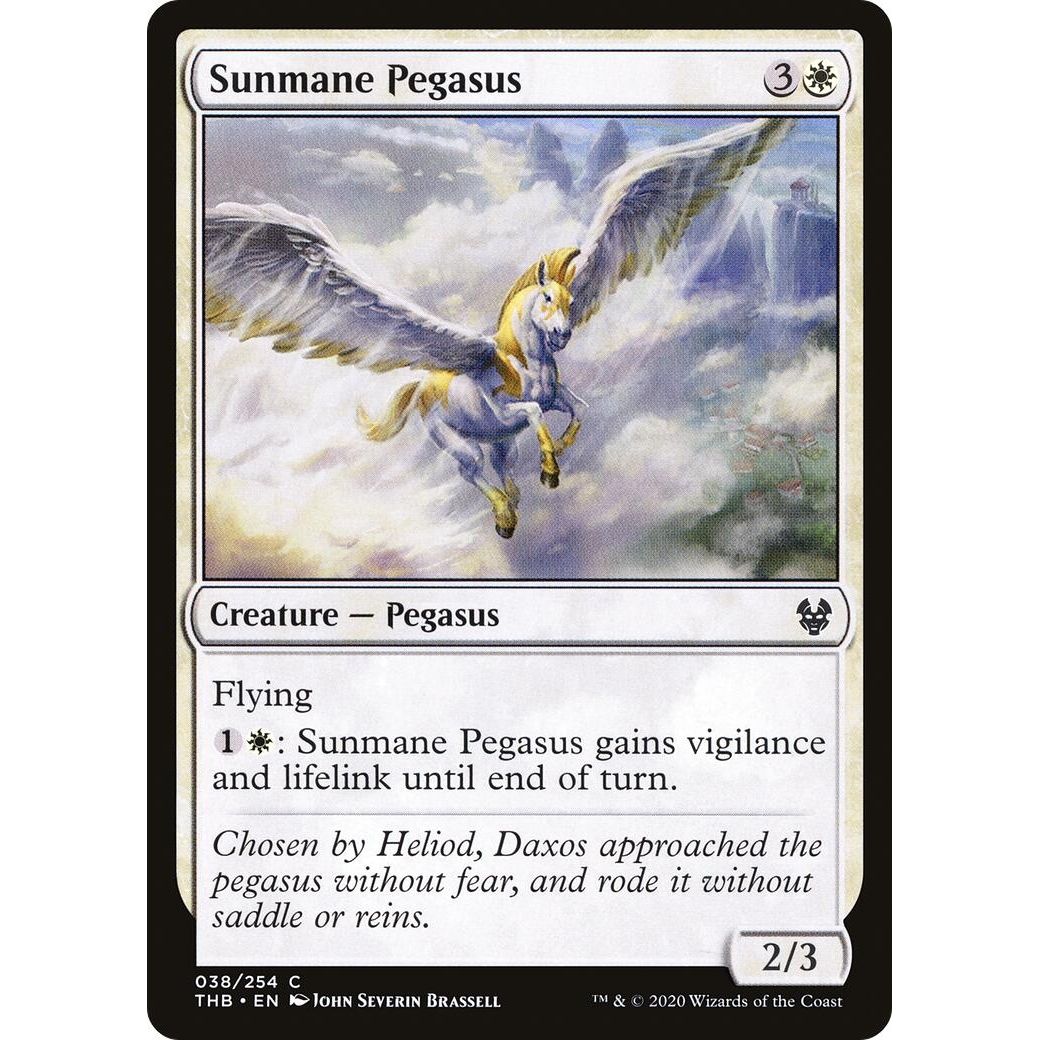 Image for Sunmane Pegasus (38) (THB) - Magic: The Gathering