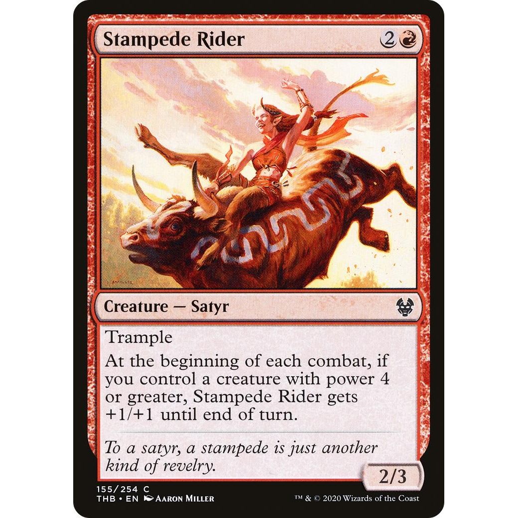 Image for Stampede Rider (155) (THB) - Magic: The Gathering
