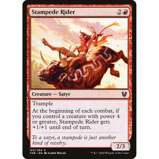 Image for Stampede Rider (155) (THB) - Magic: The Gathering