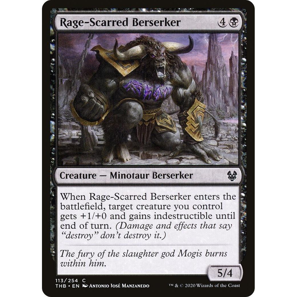 Image for Rage-Scarred Berserker (113) (THB) - Magic: The Gathering