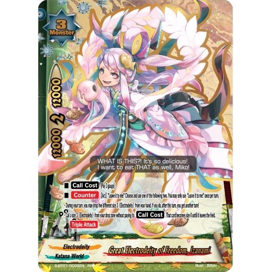 Image for Great Electrodeity of Freedom, Izanami (S-BT07/0005EN) (S-BT07) - Future Card BuddyFight