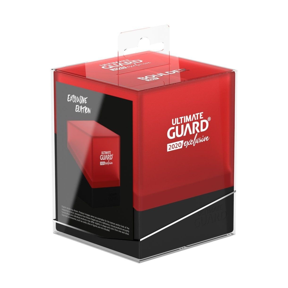 Image for Ultimate Guard 2020 Exclusive Boulder Deck Case - Red (Holds 100+) - Deck Boxes