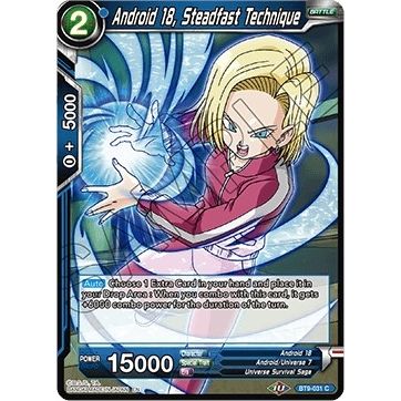Image for Android 18, Steadfast Technique (BT9-031) (DBS-B09) - Dragon Ball Super: Masters