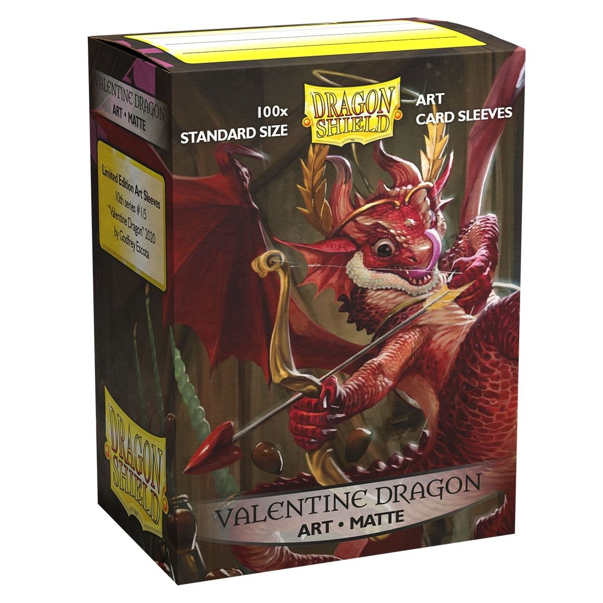 Image for Dragon Shield 2020 Limited Edition Art Sleeves - Valentine Dragon (100-Pack) - Card Sleeves