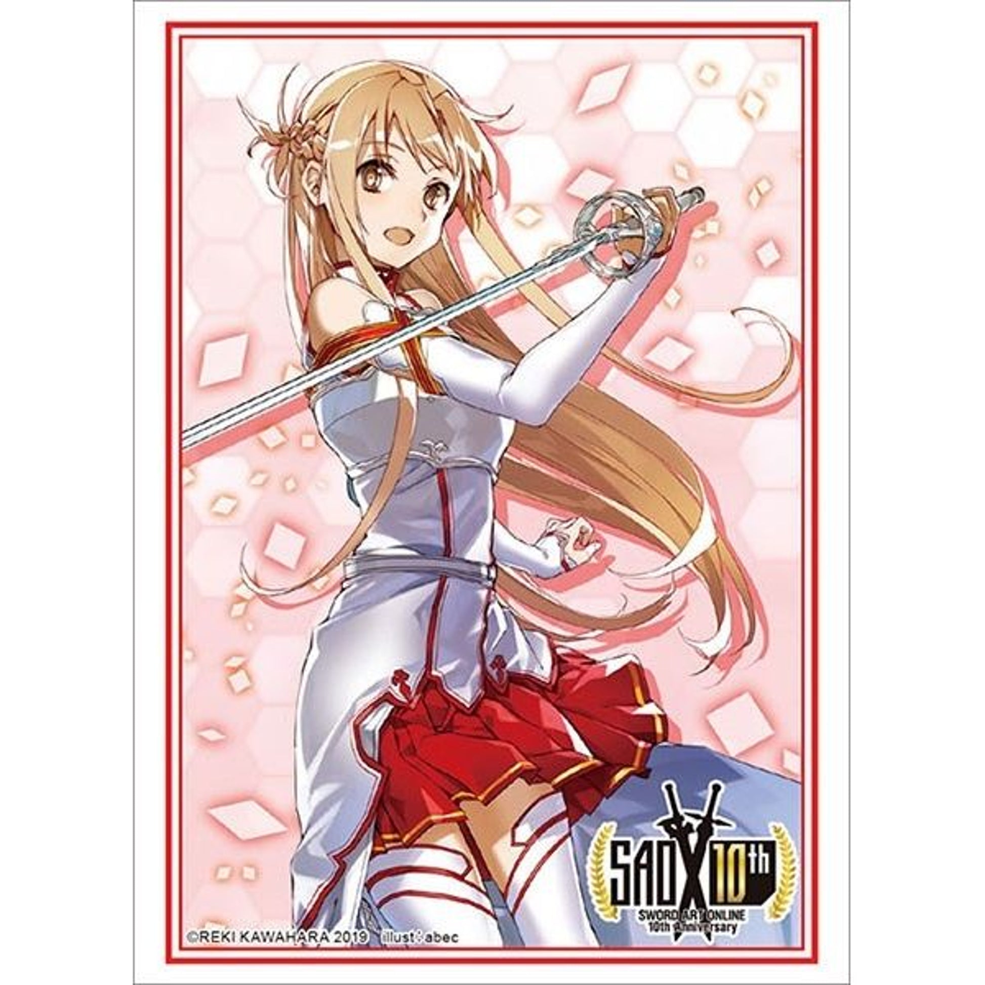 Image for Bushiroad Sleeve Collection HG Vol.2279: Sword Art Online 10th Anniversary Key Visual - Asuna SAO (60-Pack) - Card Sleeves