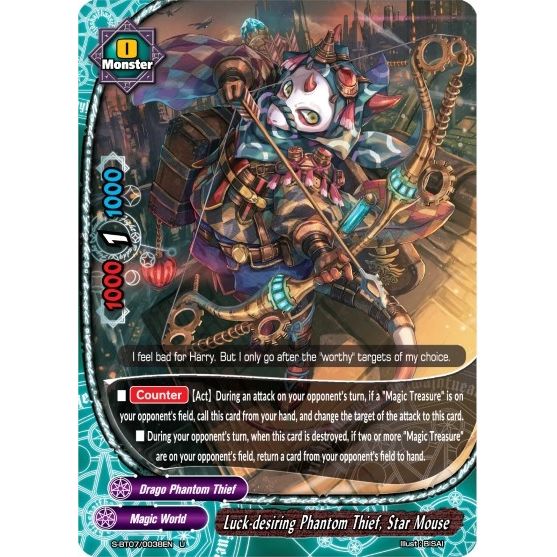 Image for Luck-desiring Phantom Thief, Star Mouse (S-BT07/0038EN) (S-BT07) - Future Card BuddyFight