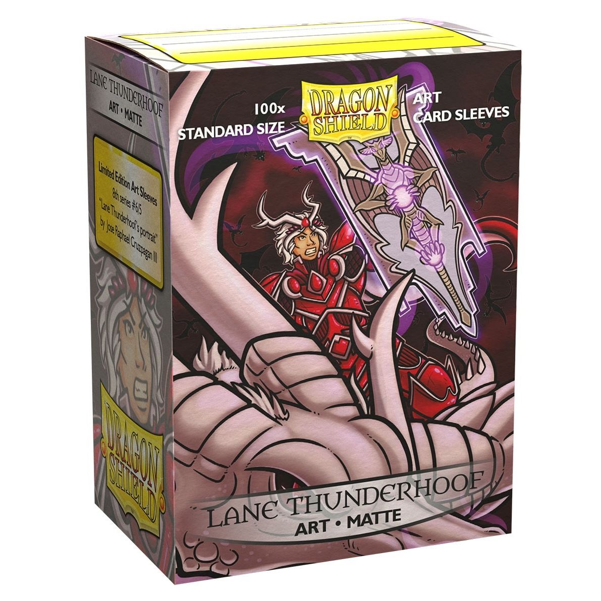 Image for Dragon Shield Limited Edition Matte Art Sleeves - Lane Thunderhoof: Portrait (100-Pack) - Card Sleeves