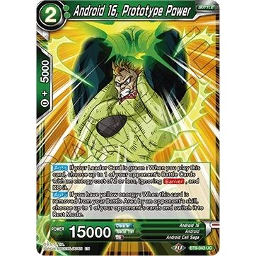 Image for Android 16, Prototype Power (BT9-043) (DBS-B09) - Dragon Ball Super: Masters