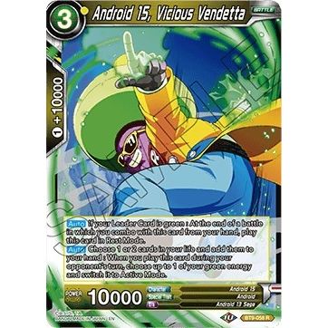 Image for Android 15, Vicious Vendetta (BT9-058) (DBS-B09) - Dragon Ball Super: Masters