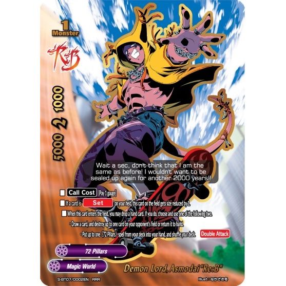 Image for Demon Lord, Asmodai "Re:B" (S-BT07/0002EN) (S-BT07) - Future Card BuddyFight