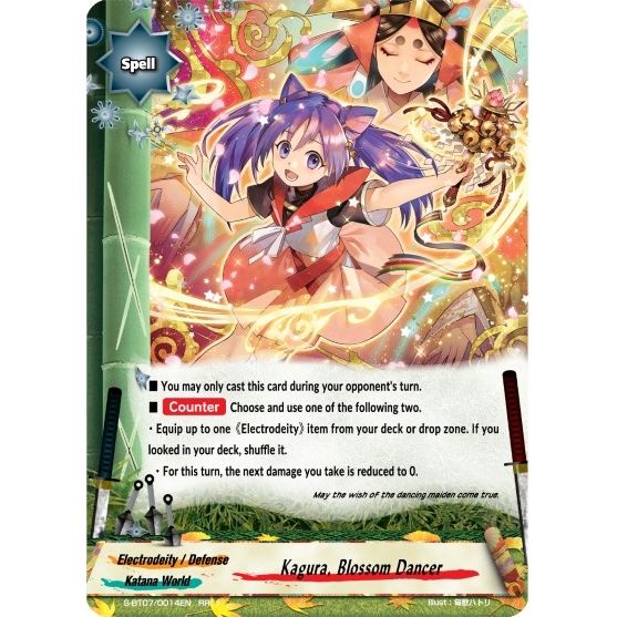 Image for Kagura, Blossom Dancer (S-BT07/0014EN) (S-BT07) - Future Card BuddyFight