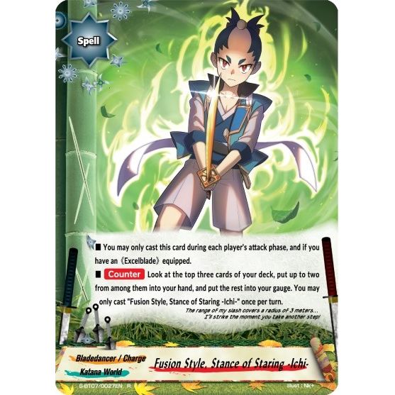 Image for Fusion Style, Stance of Staring -Ichi- (S-BT07/0027EN) (S-BT07) - Future Card BuddyFight