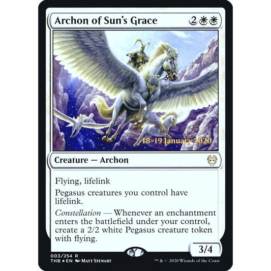 Image for Archon of Sun's Grace (3) (PRE) - Magic: The Gathering