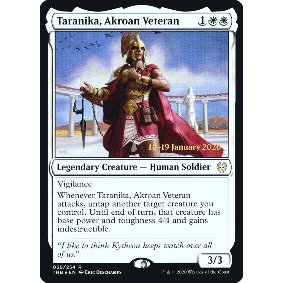 Image for Taranika, Akroan Veteran (39) (PRE) - Magic: The Gathering