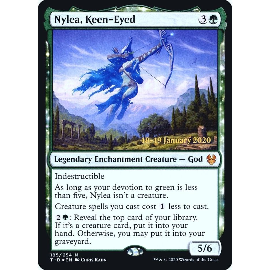 Image for Nylea, Keen-Eyed (185) (PRE) - Magic: The Gathering