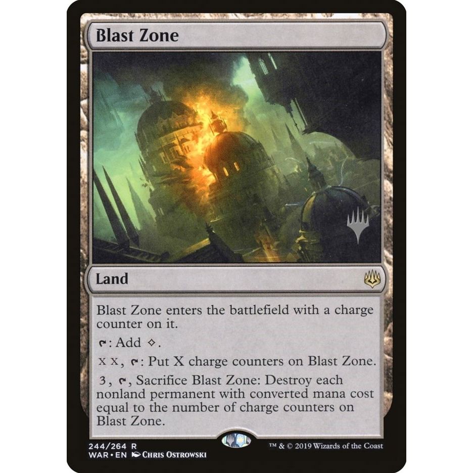 Image for Blast Zone (WAR) (244) (PPTHB) - Magic: The Gathering