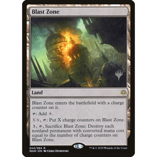 Image for Blast Zone (WAR) (244) (PPTHB) - Magic: The Gathering