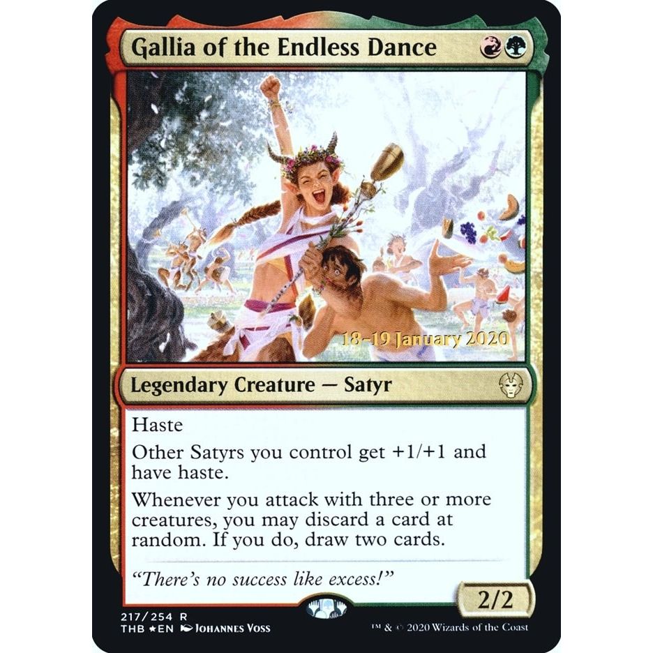 Image for Gallia of the Endless Dance (217) (PRE) - Magic: The Gathering