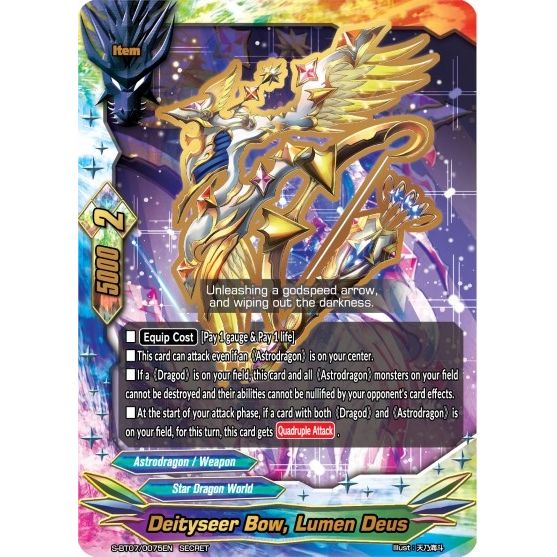 Image for Deityseer Bow, Lumen Deus (S-BT07/0075EN) (S-BT07) - Future Card BuddyFight