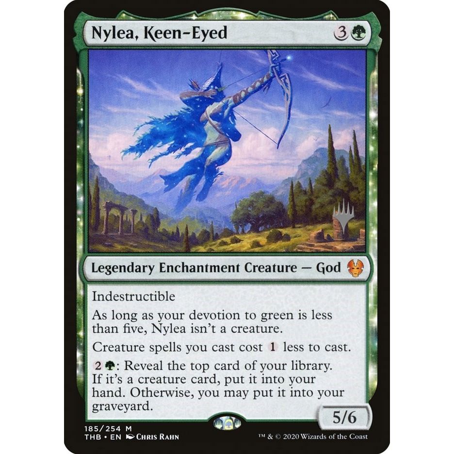 Image for Nylea, Keen-Eyed (185) (PPTHB) - Magic: The Gathering