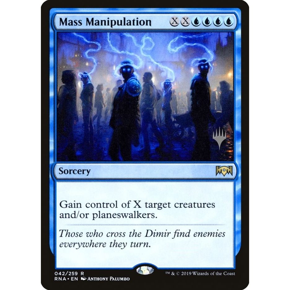 Image for Mass Manipulation (42) (PPTHB) - Magic: The Gathering