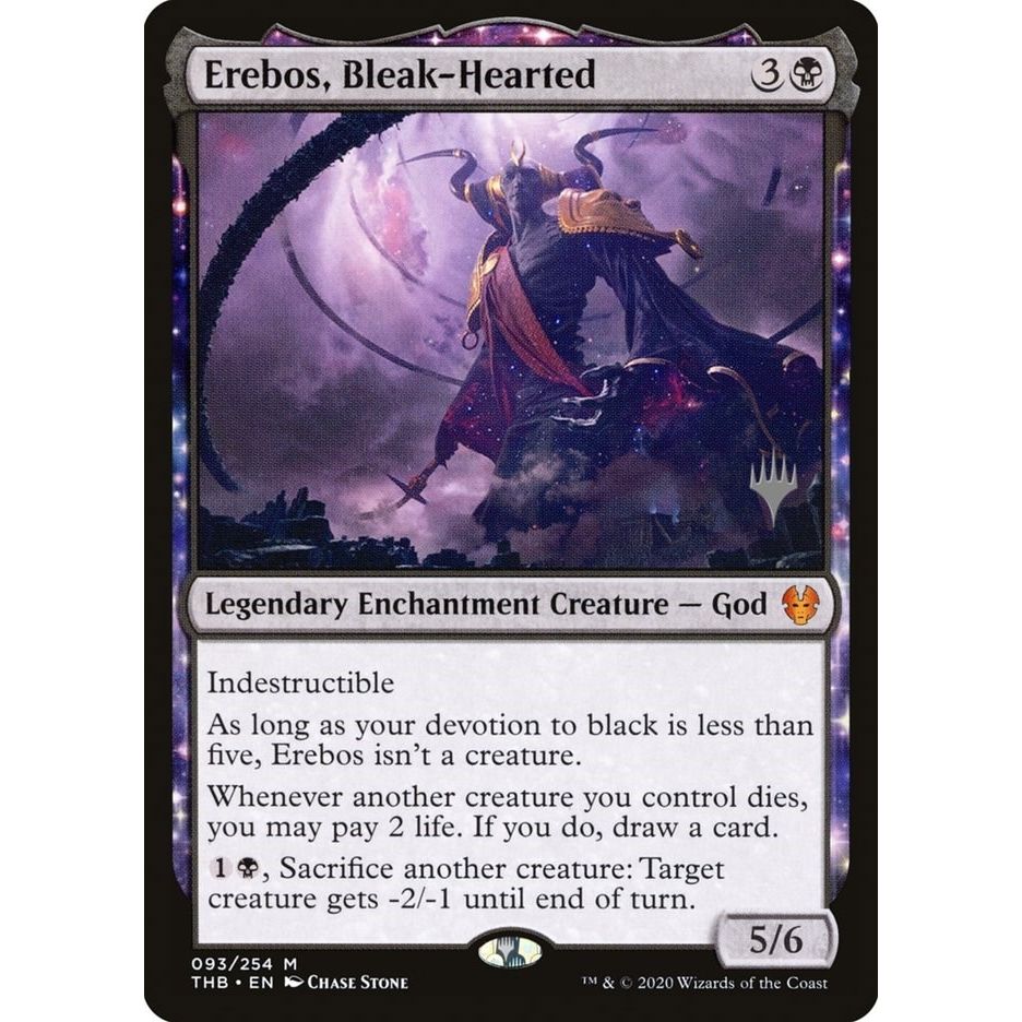 Image for Erebos, Bleak-Hearted (93) (PPTHB) - Magic: The Gathering