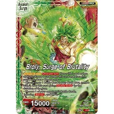Image for Broly // Broly, Surge of Brutality (P-181) (PR) - Dragon Ball Super: Masters