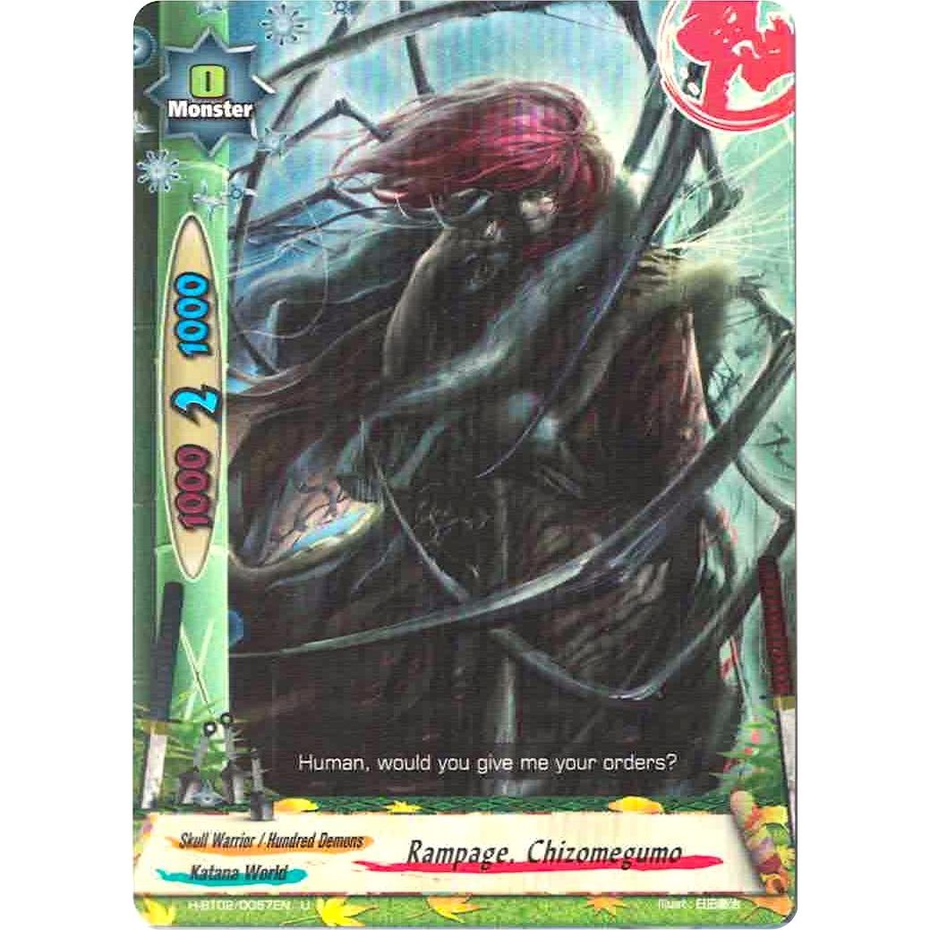 Image for Rampage, Chizomegumo (H-BT02/0057EN) (H-BT02) - Future Card BuddyFight