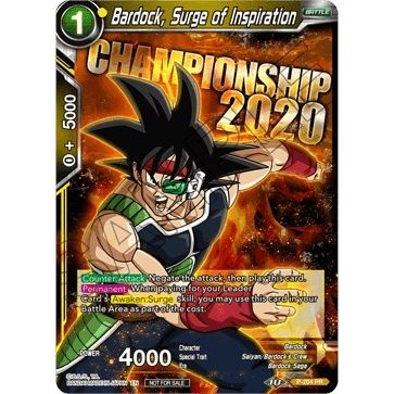 Image for Bardock, Surge of Inspiration (P-204) (PR) - Dragon Ball Super: Masters