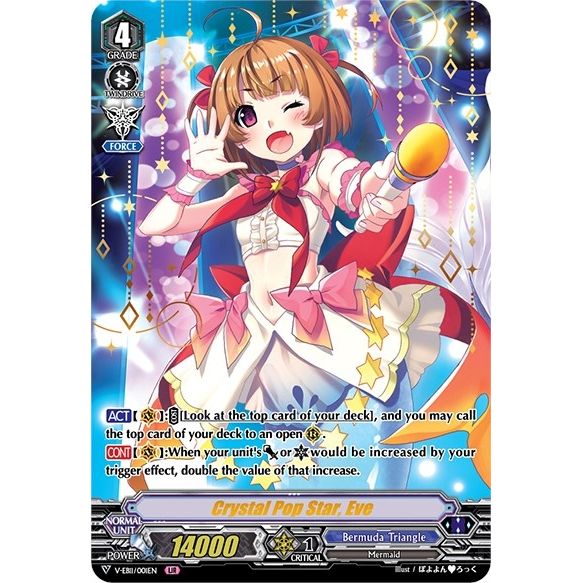 Image for Crystal Pop Star, Eve (Hot Stamped) (V-EB11/001EN) (V-EB11) - Cardfight Vanguard