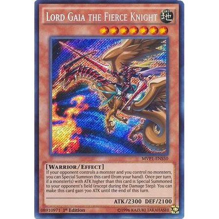 Image for Lord Gaia the Fierce Knight (MVP1-ENS50) (MVP1-ENS) - YuGiOh
