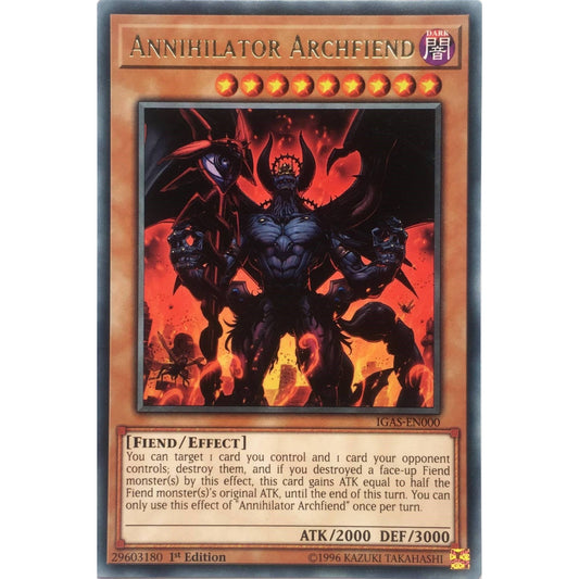 Image for Annihilator Archfiend (IGAS-EN000) (IGAS) - YuGiOh