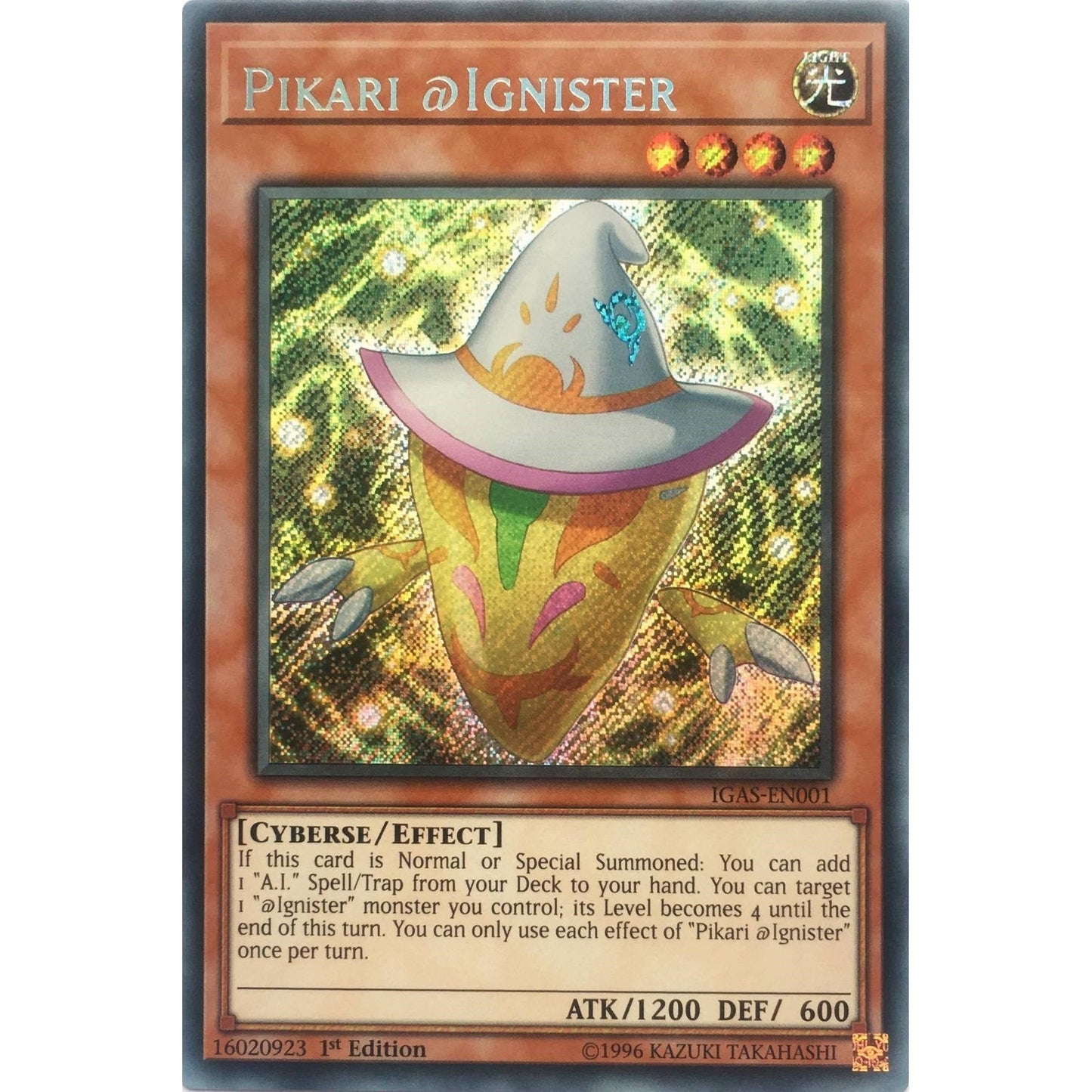 Image for Pikari @Ignister (IGAS-EN001) (IGAS) - YuGiOh