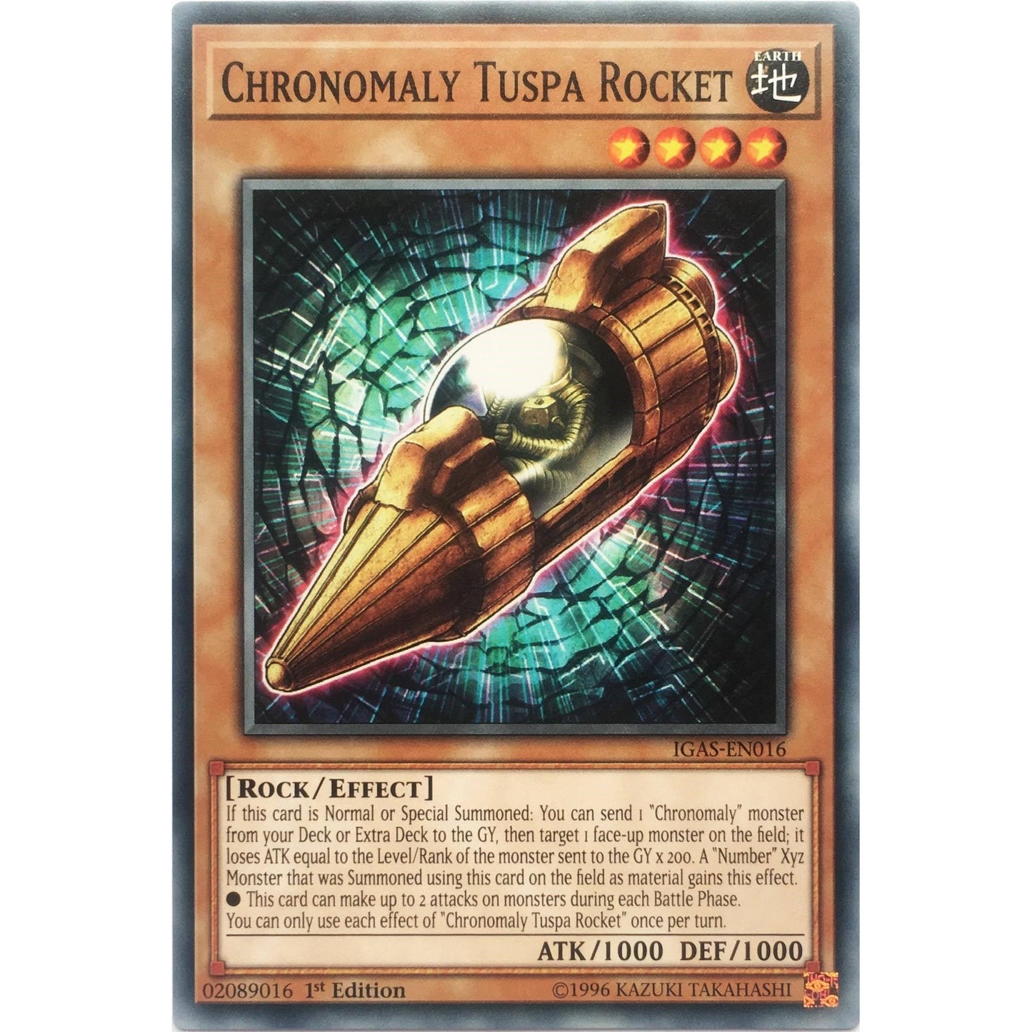 Image for Chronomaly Tuspa Rocket (IGAS-EN016) (IGAS) - YuGiOh