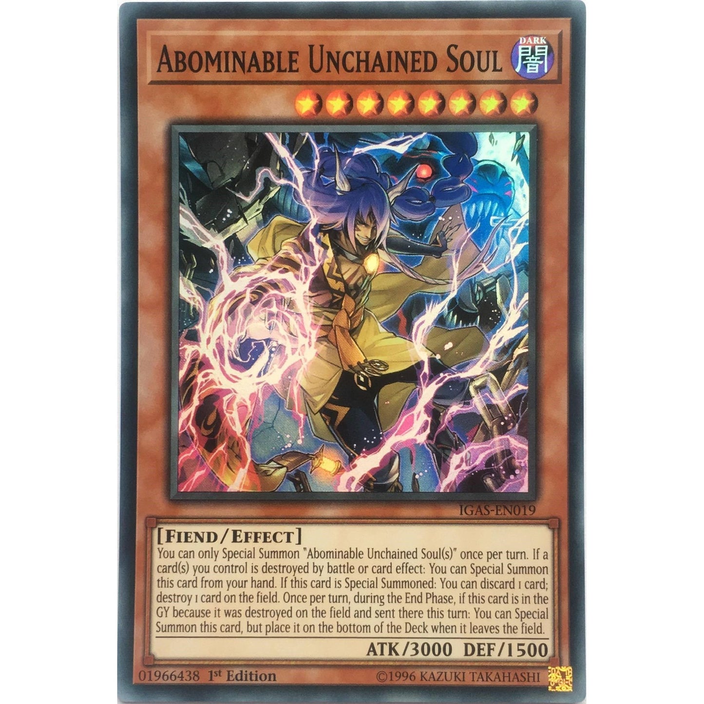 Image for Abominable Unchained Soul (IGAS-EN019) (IGAS) - YuGiOh